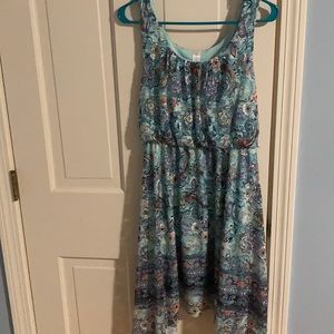 High low dress with belt loops!